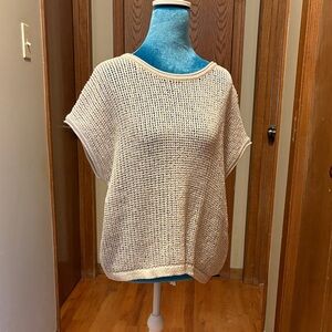 Blu Pepper Cream Knit Sweater